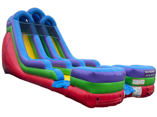 Used 18 foot dual lane inflatable water slide for sale in North Carolina