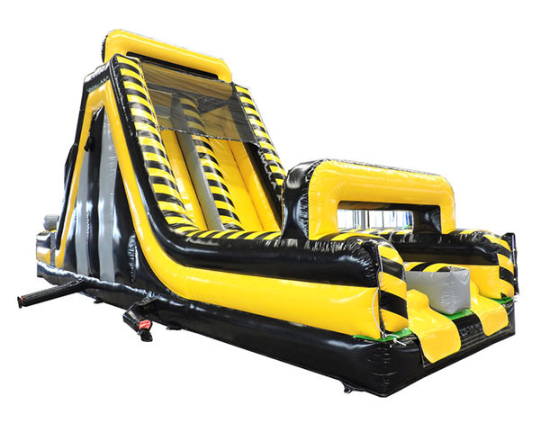 Used 40 foot Venom Mega inflatable rock climb slide yellow and black for sale in NC