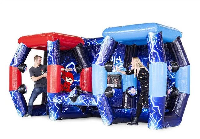 Used IPS Ninja Battle interactive inflatable game for sale in North Carolina