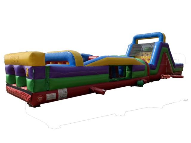 Used two piece extended inflatable obstacle course for sale in North Carolina