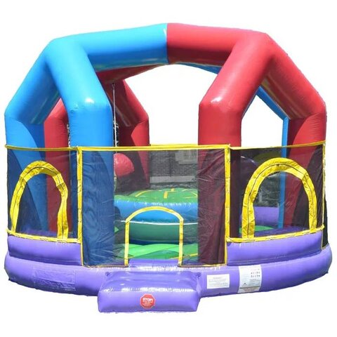 Used inflatable wrecking ball game with four pedestals for sale in NC